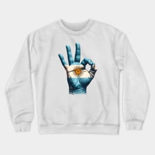 Argentine Flag Crewneck Sweatshirt